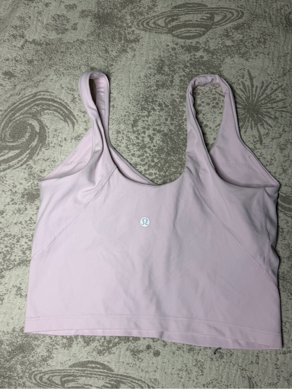 lululemon athletica Soft Lilac Workout Crop Tank